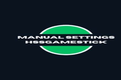 Manual settings HSSGameStick interface graphic showing optimized gaming configuration